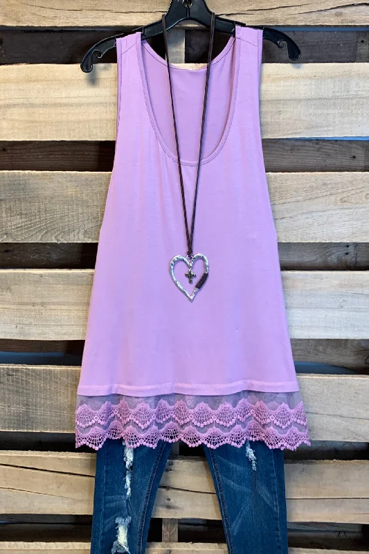 Extender: Slip on Tank/Tunic - Lilac - SALE