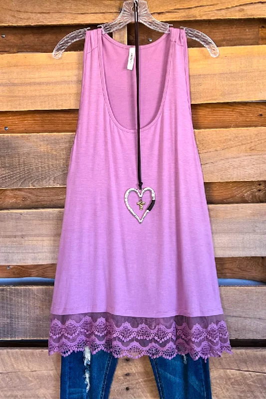 Extender: Slip on Tank/Tunic - Mauve