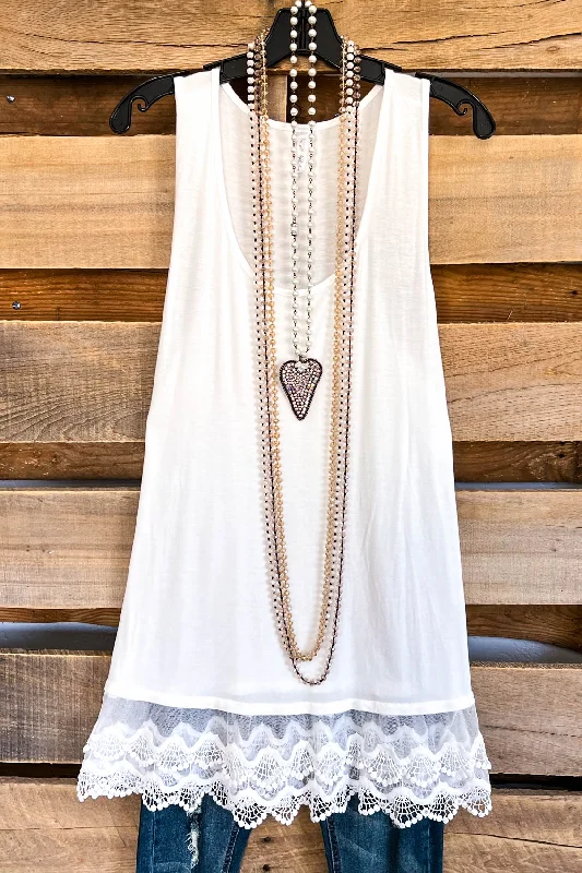 Extender: Slip on Tank/Tunic - Off White