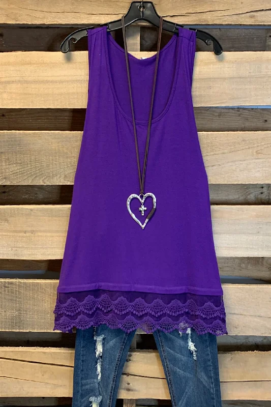 Extender: Slip on Tank/Tunic - Purple - SALE