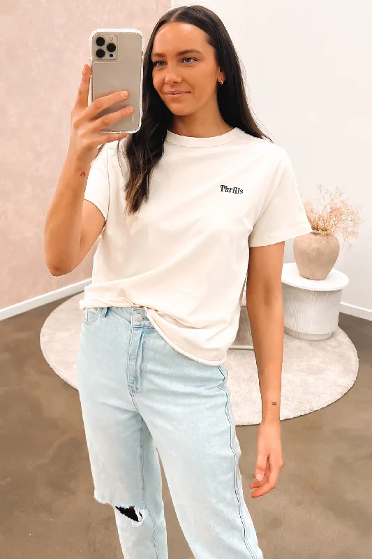 Thrills Incline Relaxed Tee Heritage White