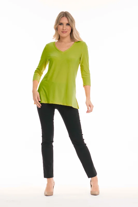 Valerie Mirelle V-neck Tunic - Perfectly Polished