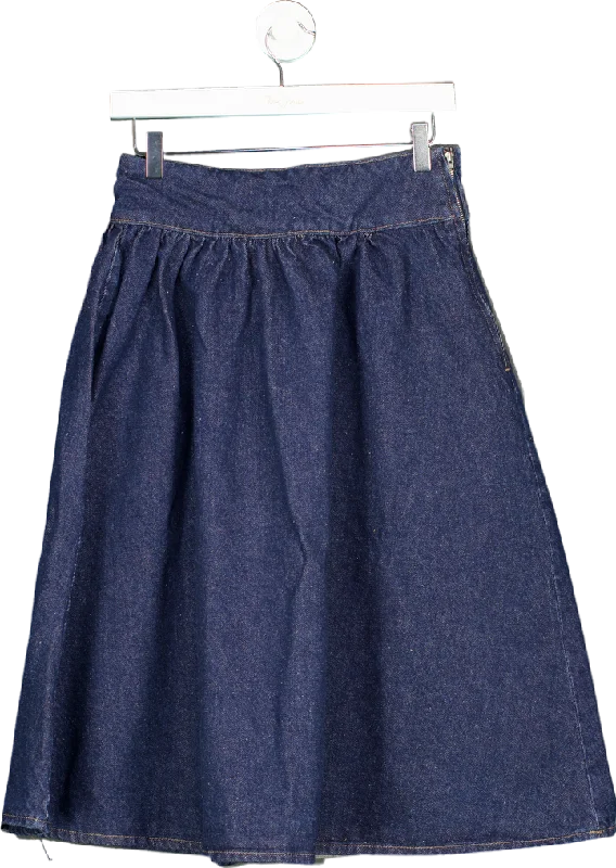 ASOS Design Blue Denim Skirt UK 8