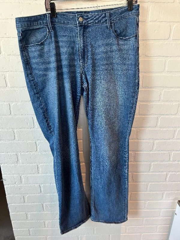 Jeans Boot Cut By Old Navy In Blue Denim, Size: 16