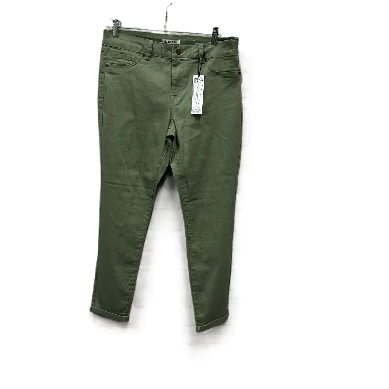 Jeans Straight By D Jeans In Green, Size: 12