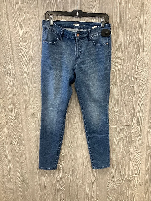 Jeans Straight By Old Navy In Blue Denim, Size: 8