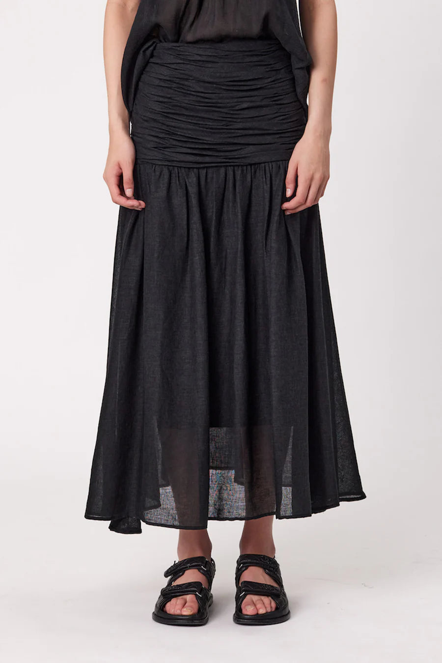 Remain Fallon Maxi Skirt - Black