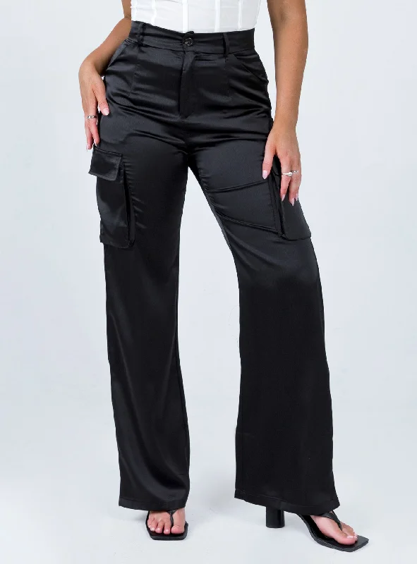 Gilmore Cargo Pants Black