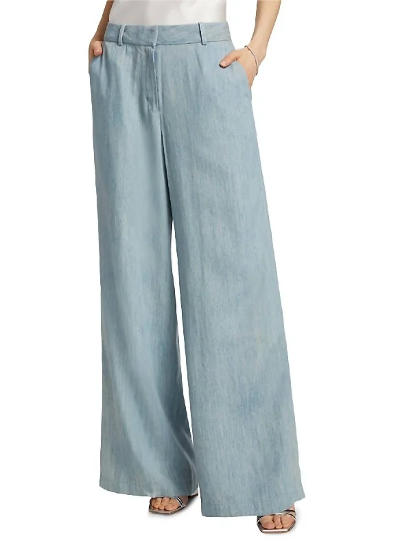 Lydia Pant In Light Denim