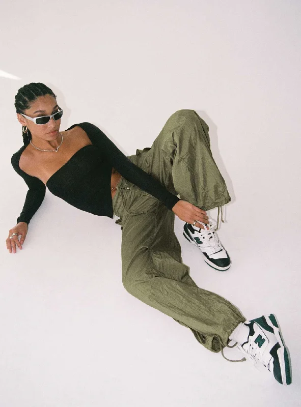 Motel Juwan Trouser Parachute Green