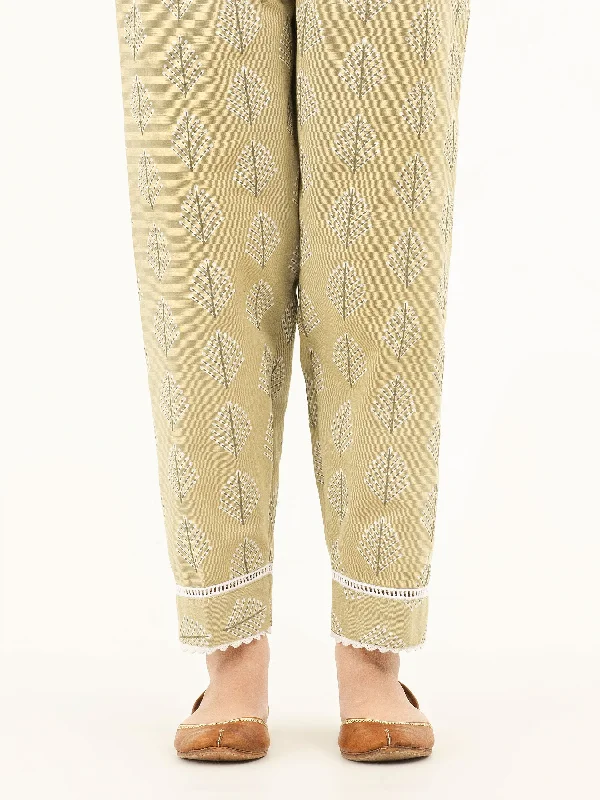 Embossed Khaddar Trousers