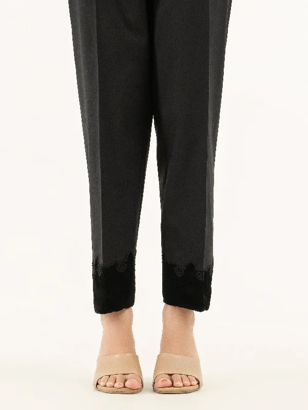 Appliqued Winter Cotton Trousers