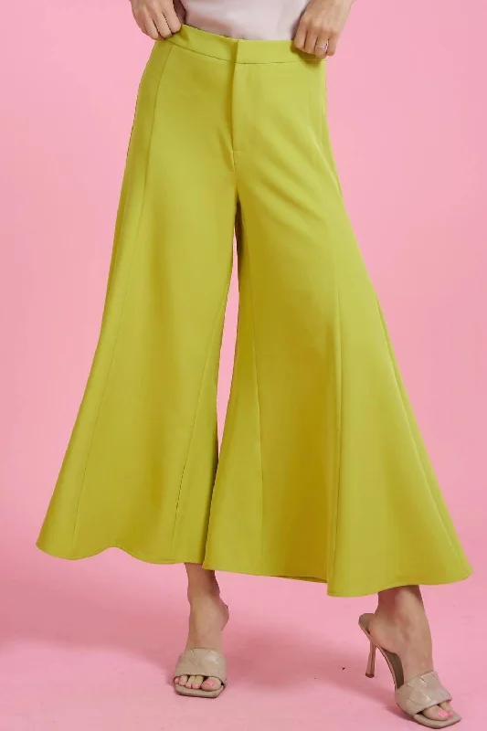 Time To Shine Pants In Lime Green