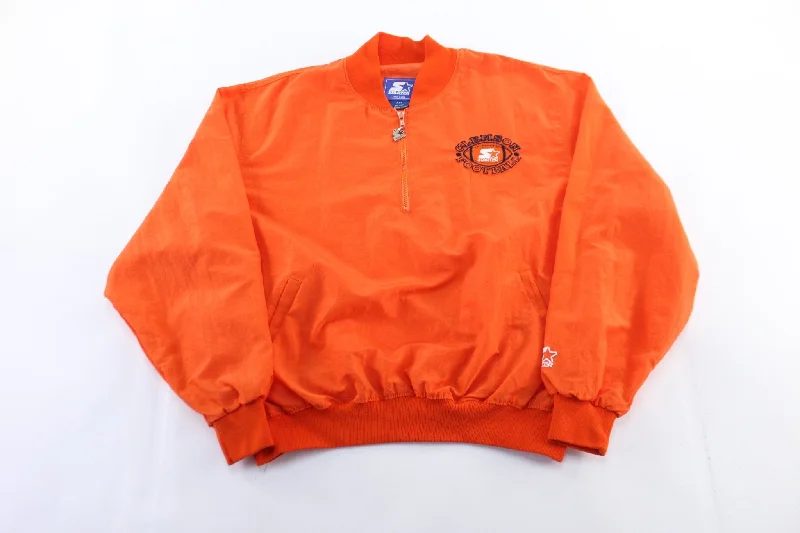 90's Clemson Tigers Embroidered Starter Windbreaker Pullover