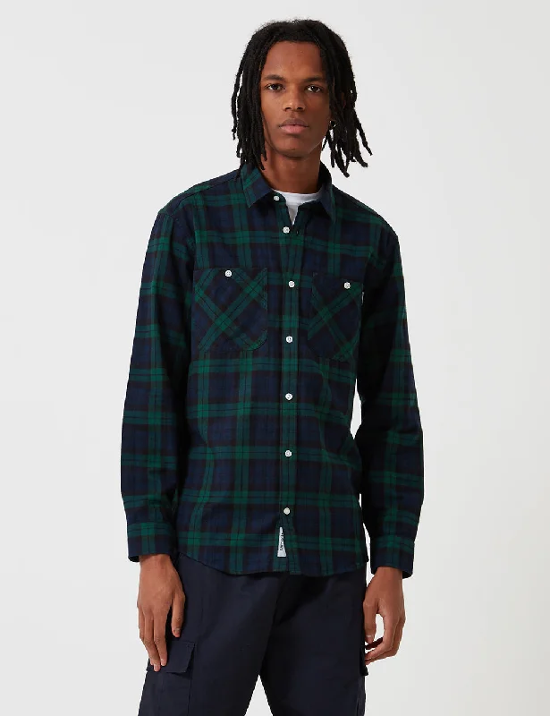 Carhartt-WIP Long Sleeve Sloman Check Shirt - Colony/Hedge Green