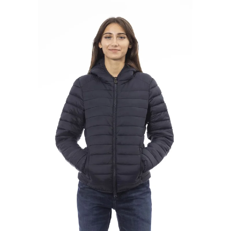 Blue Nylon Women's Jacket