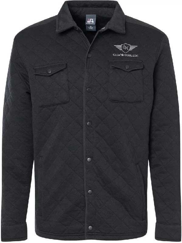 J. America Quilted Jersey Shirt Jacket