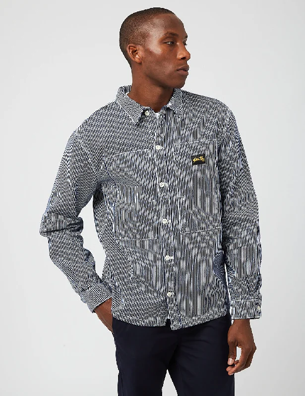 Stan Ray Prison Shirt - One Wash Hickory Blue