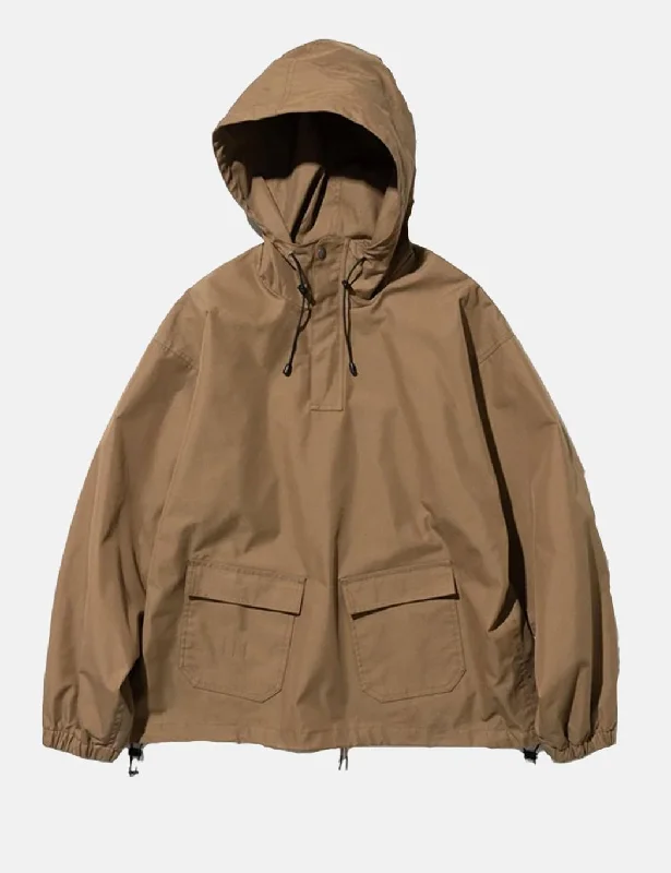 Uniform Bridge Smock Anorak Jacket - Brown