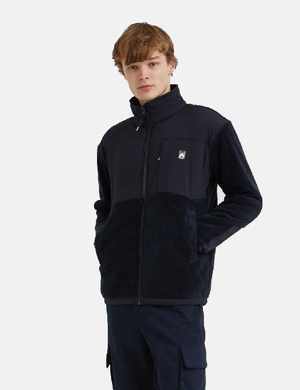 Wood Wood Hannes Fleece Jacket - Navy