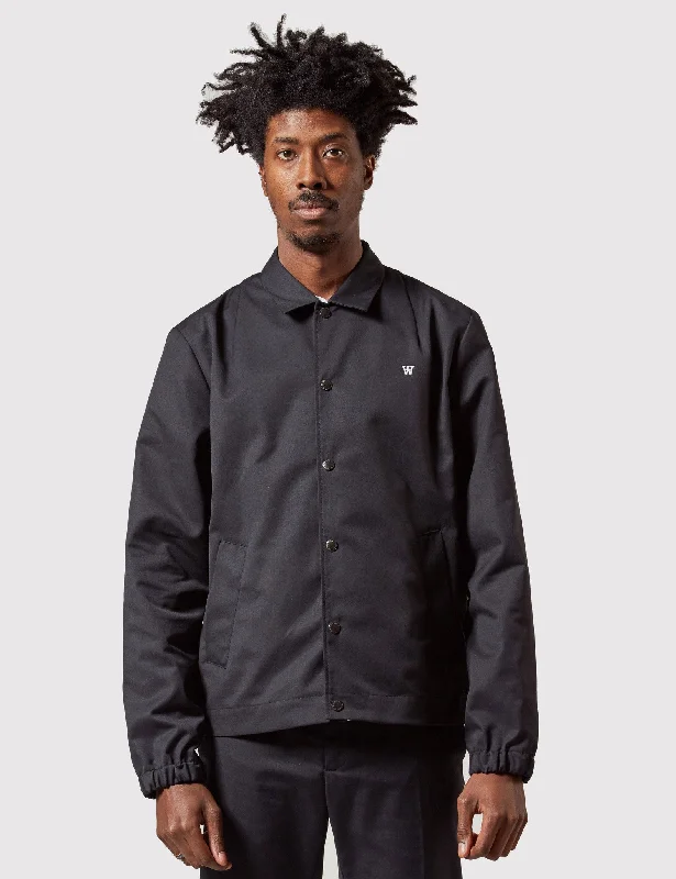 Wood Wood Kael Jacket - Solid Black