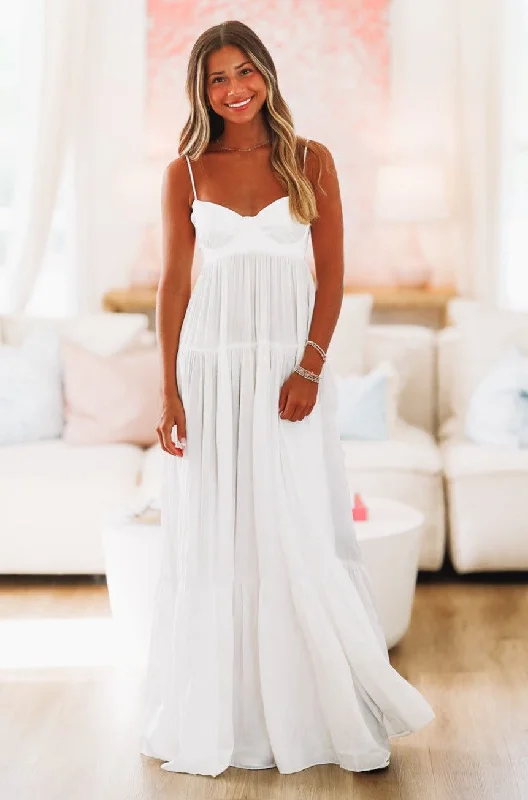 Caviar Dreams Maxi Dress - White