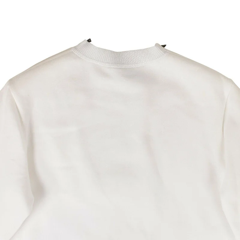 COTTON 'KARL MONSTER' WHITE SWEATSHIRT