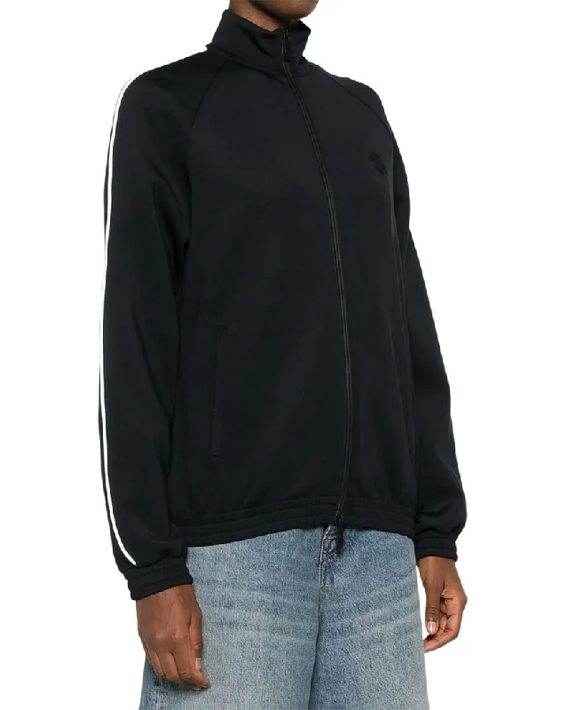 Moncler Neoprene Zip-Up Sweatshirt