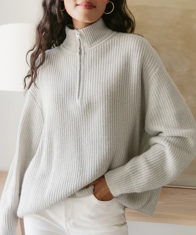 Cashmere Half Zip